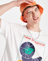 Thumbnail for your product : New Balance basketball graphic t-shirt in white