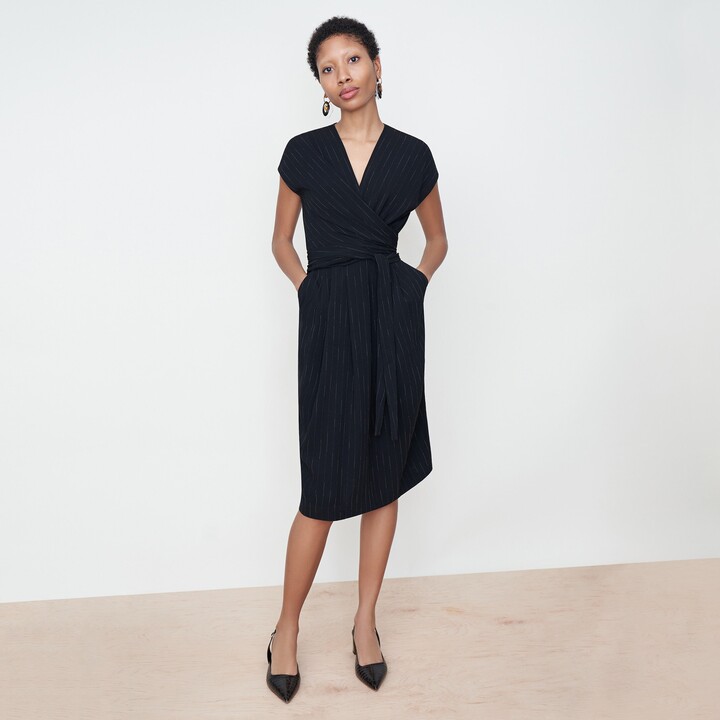 M.M. LaFleur Noel Dress Faded Stripe Black ShopStyle