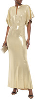 Thumbnail for your product : Norma Kamali Obie Lame Gown