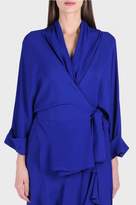 Thumbnail for your product : Rodebjer Tennessee Twill Wrap Blouse