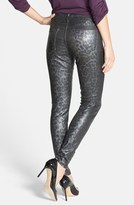 Thumbnail for your product : CJ by Cookie Johnson 'Joy' Foiled Leopard Print Stretch Skinny Jeans