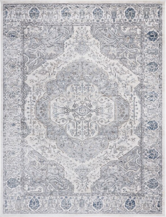 Safavieh OregonORE867PowerLoomedAreaRug-Ivory/Grey-8'x10'