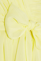 Thumbnail for your product : Kate Moss for Topshop One-shoulder chiffon mini dress