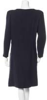 Thumbnail for your product : Leroy Veronique Wool Long Sleeve Dress