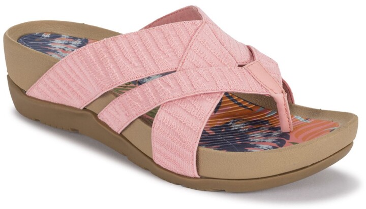 BareTraps Nat Slide Sandal - Comfortable Slip-On With Decorative Buckle