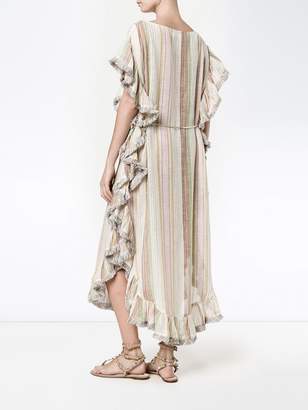 Zimmermann 'Tropicale' striped kaftan dress