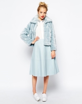 Thumbnail for your product : ASOS Faux Fur Swing Jacket