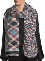 Thumbnail for your product : Missoni Mixed-Pattern Knit Scarf