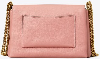 Tory Burch Fleming Matte Small Convertible Shoulder Bag in Pink