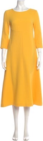 Goat Wool Midi Length Dress