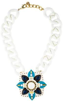 Tory Burch Resin Collar Necklace