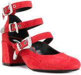 Thumbnail for your product : McQ Western buckle Mary Jane pumps