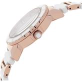 Thumbnail for your product : Oceanaut OC2413 Women's Charm Rose Gold & Black Ceramic Watch w/ Crystal Accents