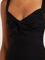 Thumbnail for your product : Norma Kamali Twist Mio Ruched Swimsuit - Black