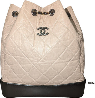chanel yellow backpack purse