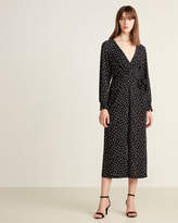 eliza j polka dot jumpsuit