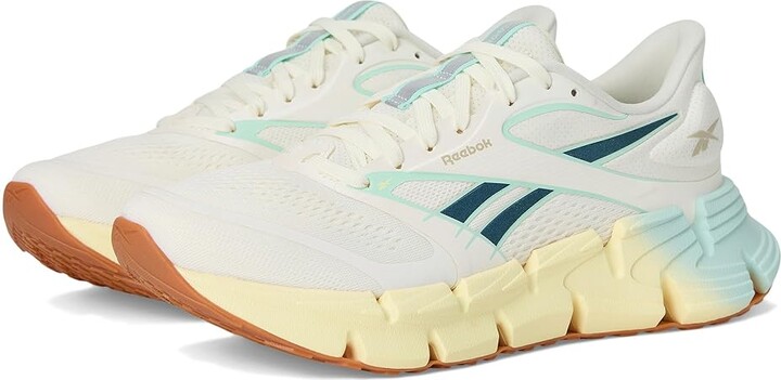 Reebok Floatzig 2 Women's Shoes Chalk/Yellow Haze/Glitch Aqua : 12 B - Medium, Textile