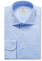 Thumbnail for your product : Hackett Blue Mayfair Slim-fit Cotton-poplin Shirt - Blue