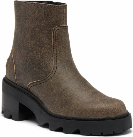 Women's SOREL Joan Now™ Zip Bootie Dress Boots 10 Canoe, Black