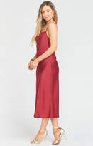 Thumbnail for your product : Show Me Your Mumu Verona Cowl Dress ~ Ruby Luxe Satin