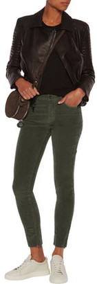 Mother The Looker Cotton-Blend Corduroy Skinny Pants