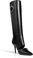 Thumbnail for your product : Salvatore Ferragamo Leather Boots in Black