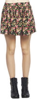 Thumbnail for your product : Wet Seal Floral Bouquet Skater Skirt