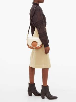 See by Chloe Mara Tri-colour Grained Leather Cross-body Bag - Womens - Beige Multi