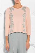 Thumbnail for your product : Emporio Armani Floral Jacquard Jersey Top