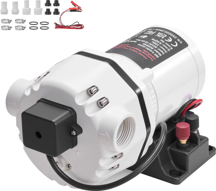 KFFKFF DEF Conveyance Pump, 9 GPM, Diaphragm Self-Initiating Electric Fluid Pump for Diesel Exhaust Fluid Automotive Urea Oil, DC 12V, 230W, 26.25 ft Elevation