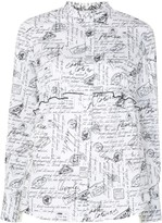 Thumbnail for your product : PortsPURE Handwriting Print Shirt