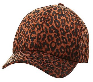Charlotte Russe Leopard Print Baseball Hat