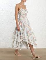 Thumbnail for your product : Zimmermann Bowie Pintuck Scarf Dress
