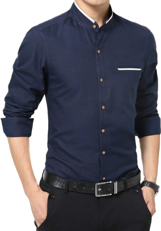 Dark navy button up shirt Clearance