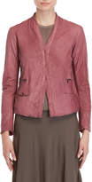 Thumbnail for your product : Transit Par Such Textured Leather Jacket