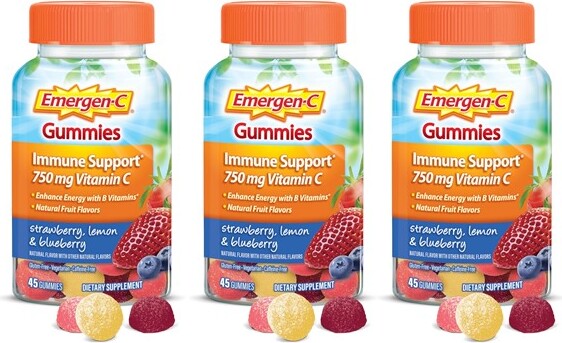 Emergen-C TRX-EMGC60180-3PK 135ct 3 Pack Immune