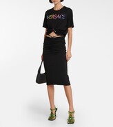 Thumbnail for your product : Versace Medusa embellished cage sandals