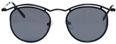 Thumbnail for your product : ASOS Round Sunglasses With Curve Brow Bar