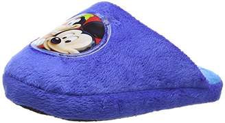 Disney Mickey, Boys' Open Back Slippers, Blue (), 12 Child UK (29 EU)