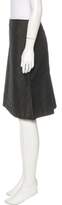 Thumbnail for your product : Lida Baday Silk-Blend Knee-Length Skirt w/ Tags