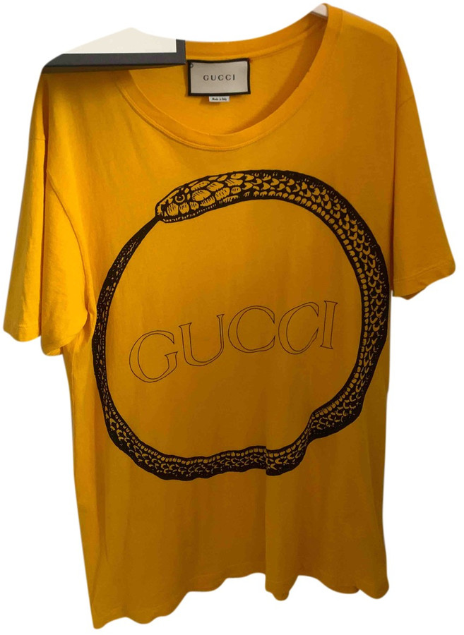Gucci Yellow Men's Shirts | Shop the 