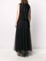 Thumbnail for your product : Fabiana Filippi Pleated Tulle Gown