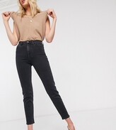 Thumbnail for your product : Stradivarius Tall slim mom jean with stretch in black wash