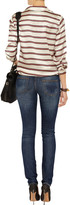 Thumbnail for your product : R 13 Faded mid-rise skinny jeans