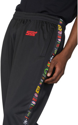SSS World Corp Black Sponsors Track Pants