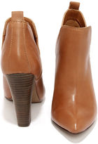 Thumbnail for your product : Steve Madden Jammie Natural Leather High Heel Ankle Boots