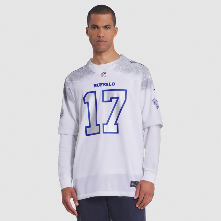 Nike Josh Allen Buffalo Bills Rivalries Collection Men's Men's NFL Game Jersey in White | 67NM0G6281F-RZ1