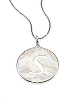Thumbnail for your product : Ippolita Mother-Of-Pearl & Sterling Silver Large Initial Charm