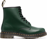 green suede doc martens