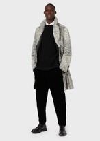 Thumbnail for your product : Emporio Armani Wool Sweater With Dropped Ribbing